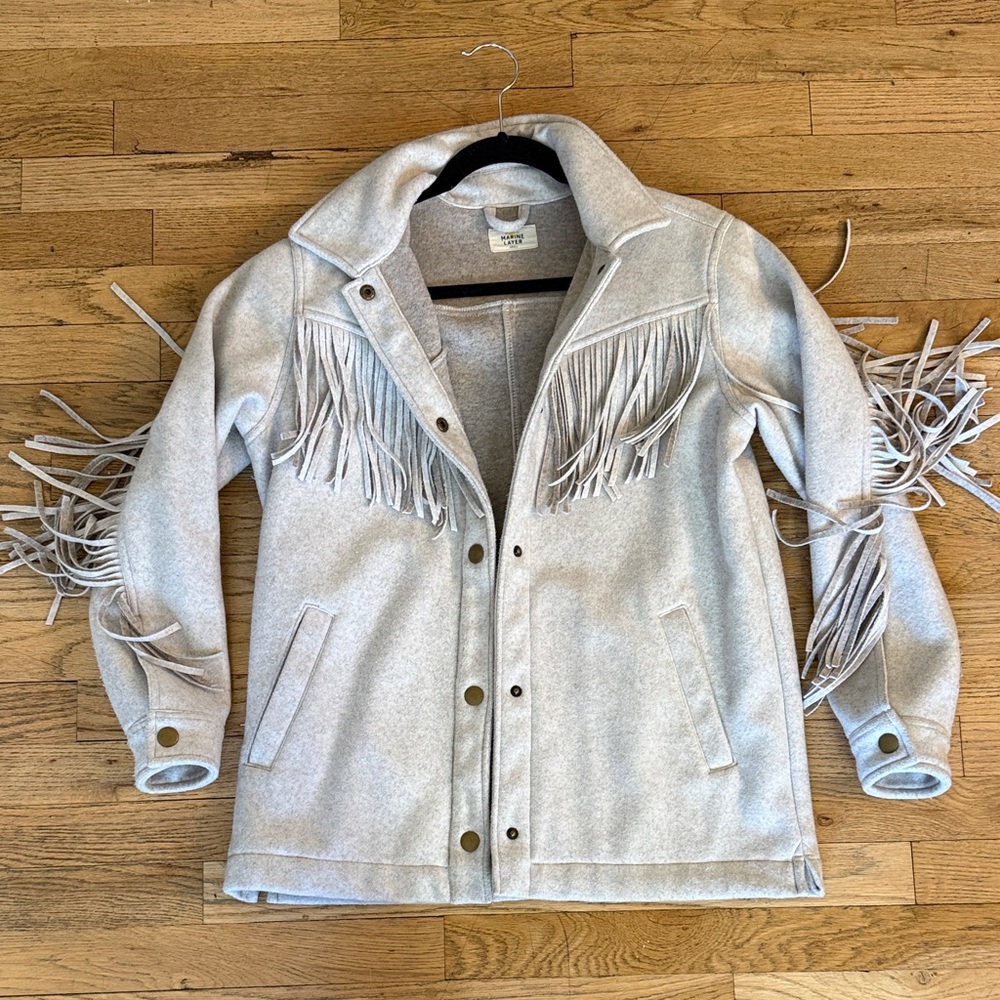 Marine Layer Fringe Jacket